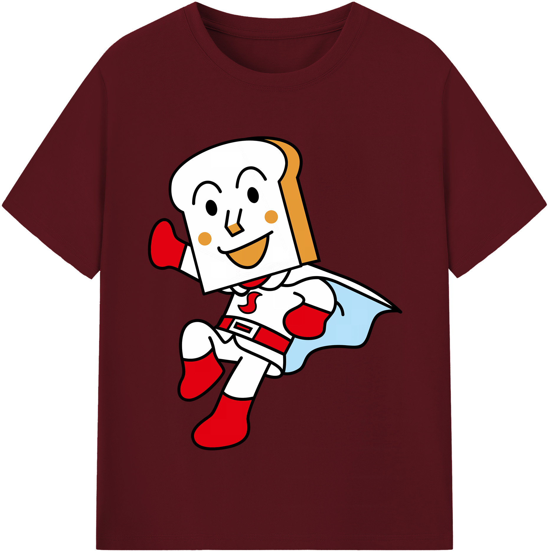 （画像用） アンパンマン Anpanman 綿100％半袖Tシャツ（フロントプリント）